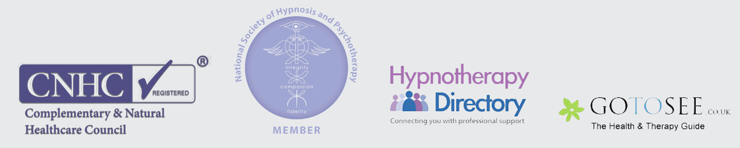 accredited and registered hypnotherapist and psychotherapist